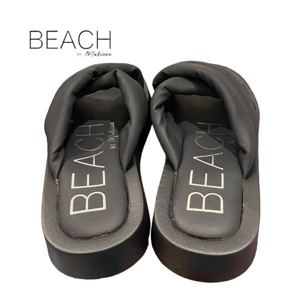 BEACH by MATISSE Piper Black Women's Slide Sandals NEW 6 - Picture 5 of 7